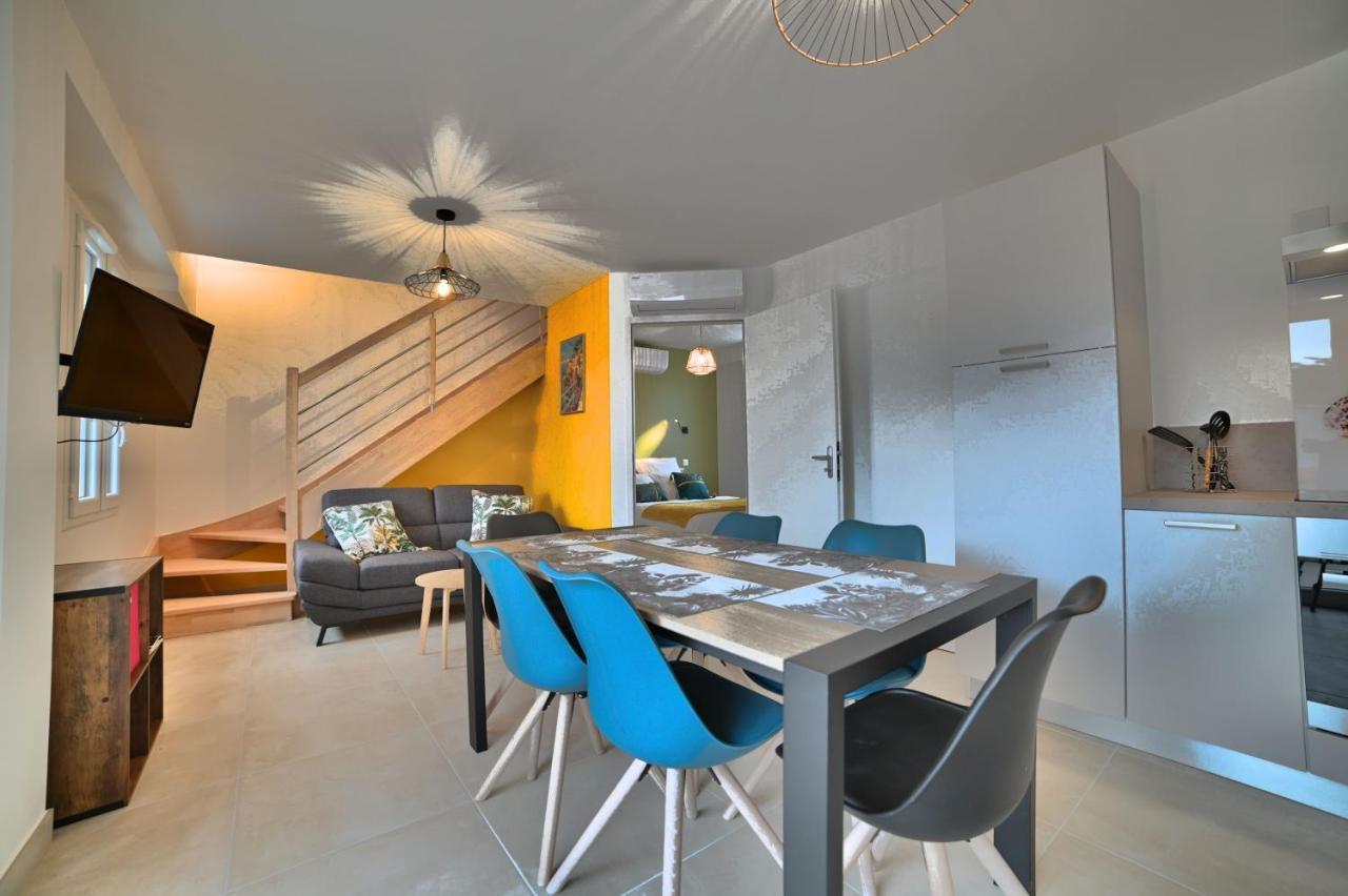 Le Pacha Maison Avec Piscine/Parking/Wifi/Plages 5Kms 레 마트 외부 사진