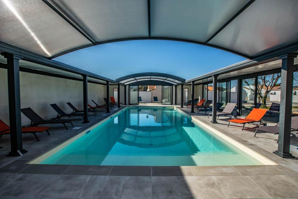 Le Pacha Maison Avec Piscine/Parking/Wifi/Plages 5Kms 레 마트 외부 사진