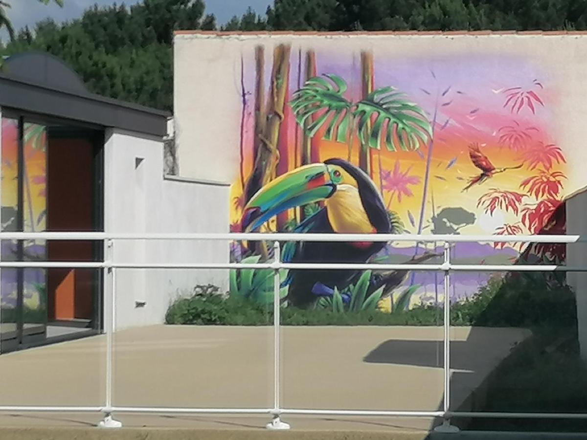 Le Pacha Maison Avec Piscine/Parking/Wifi/Plages 5Kms 레 마트 외부 사진